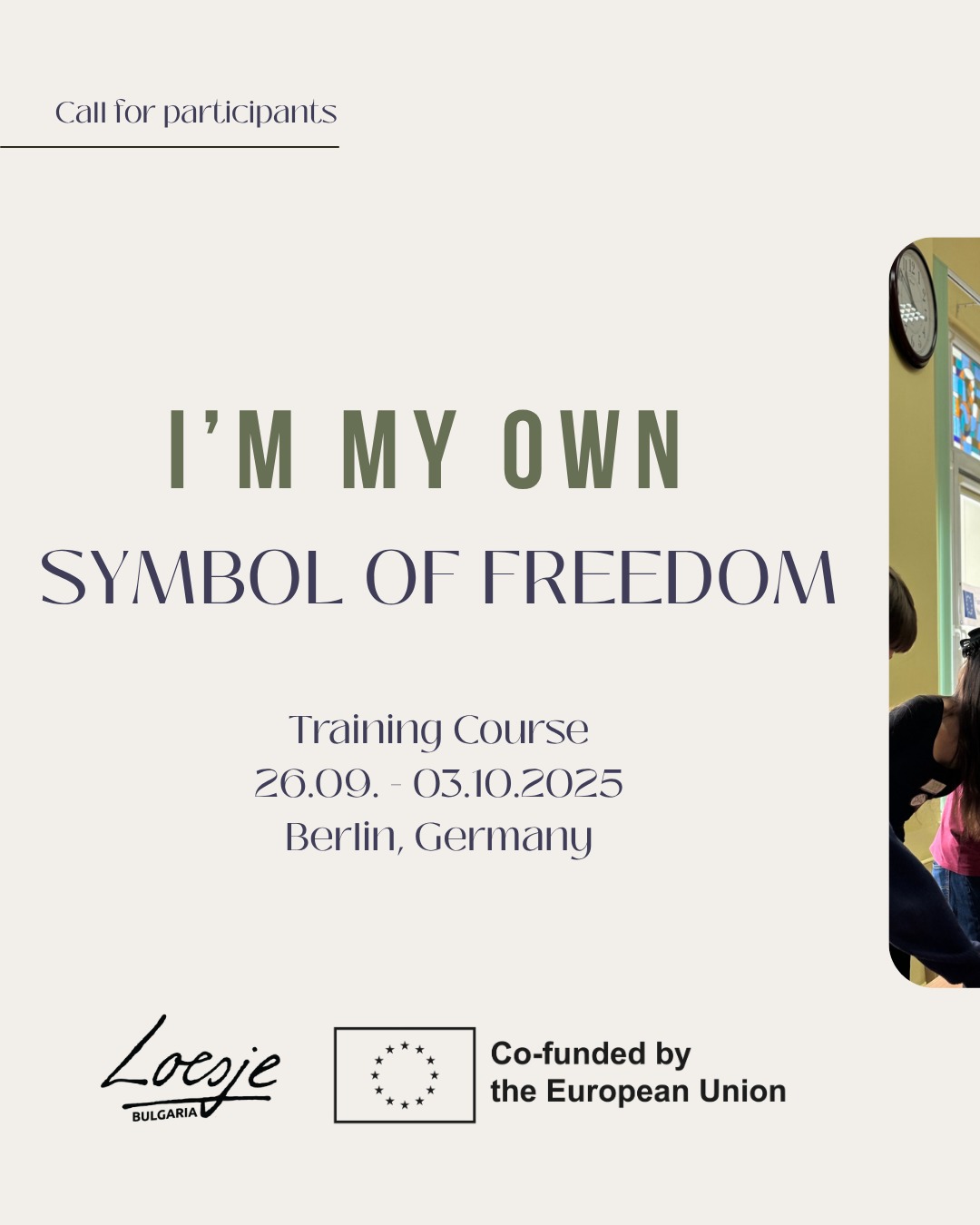 Тренировъчен курс "I AM MY OWN SYMBOL OF FREEDOM"
